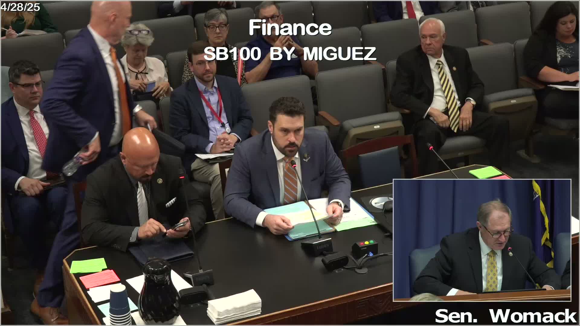 Panel hears lengthy debate on bill to track benefit recipients' immigration status; public testimony sharply divided