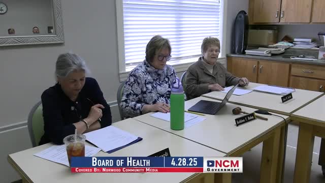 Norwood Board of Health reelects Carolyn and introduces Connect to Recovery program