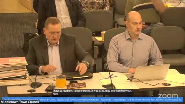 Middletown begins review of FY2025-26 budget as schools, public safety and public works request major resources