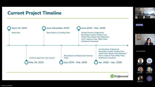 Englewood sells parks bonds; $64 million projected borrowing cost, major projects move to design and construction