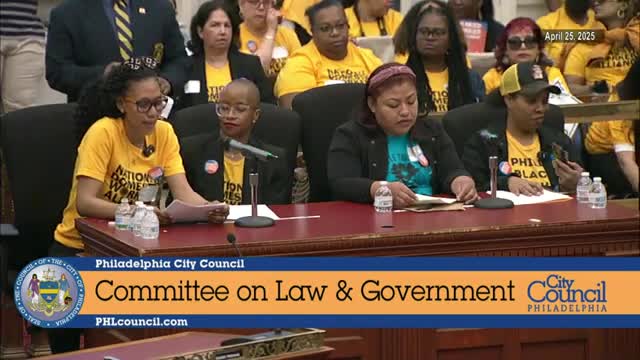 Philadelphia advocates push Power Act to strengthen domestic worker protections