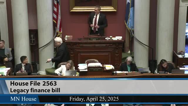 House passes $779 million Legacy bill to fund clean water, habitat, parks and arts