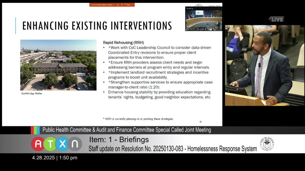 Housing Initiative enhances rapid rehousing and permanent supportive housing strategies