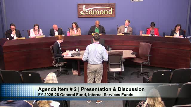 Edmond outlines sales‑tax funded capital projects: City Center near completion, ITS grant leverage highlighted