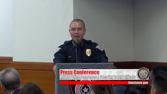 Police Chief emphasizes core values and responsibilities at Metro PD training session