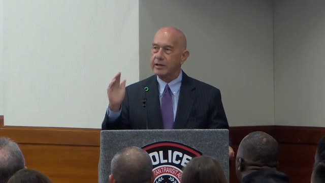 Chief Banton swears in new officers for Metro Police Department
