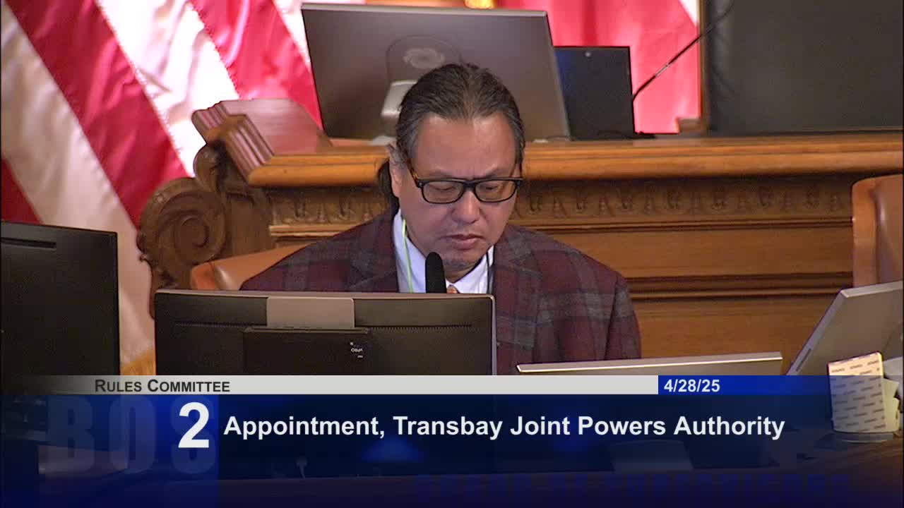 Rules Committee approves Mike Chen renomination to SFMTA board amid budget concerns