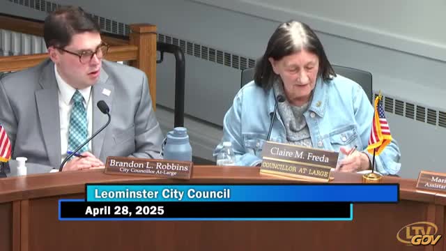 Leominster City Council addresses transparency in funding requests during meeting