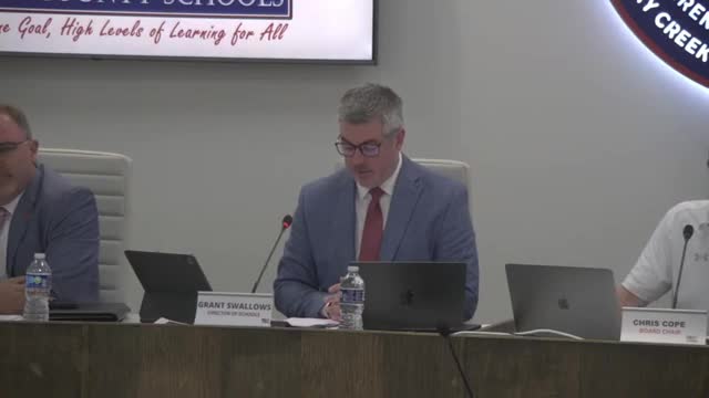 Warren County board affirms intent to participate in Section 4 of Education Freedom Act; debate over extending bonuses to other staff