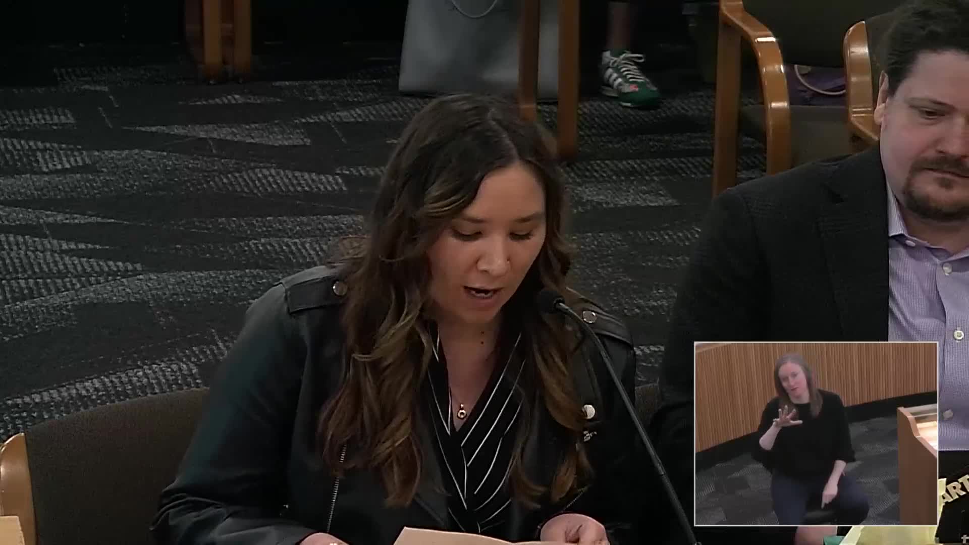 Portland State University students testify in support of House Bill 2556