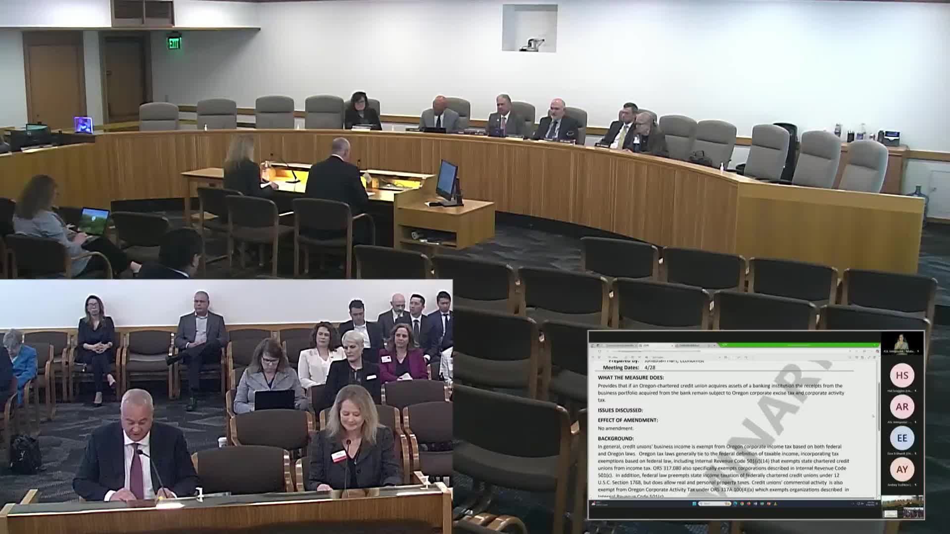Credit union leaders oppose Senate Bill 781 to protect member benefits in Oregon