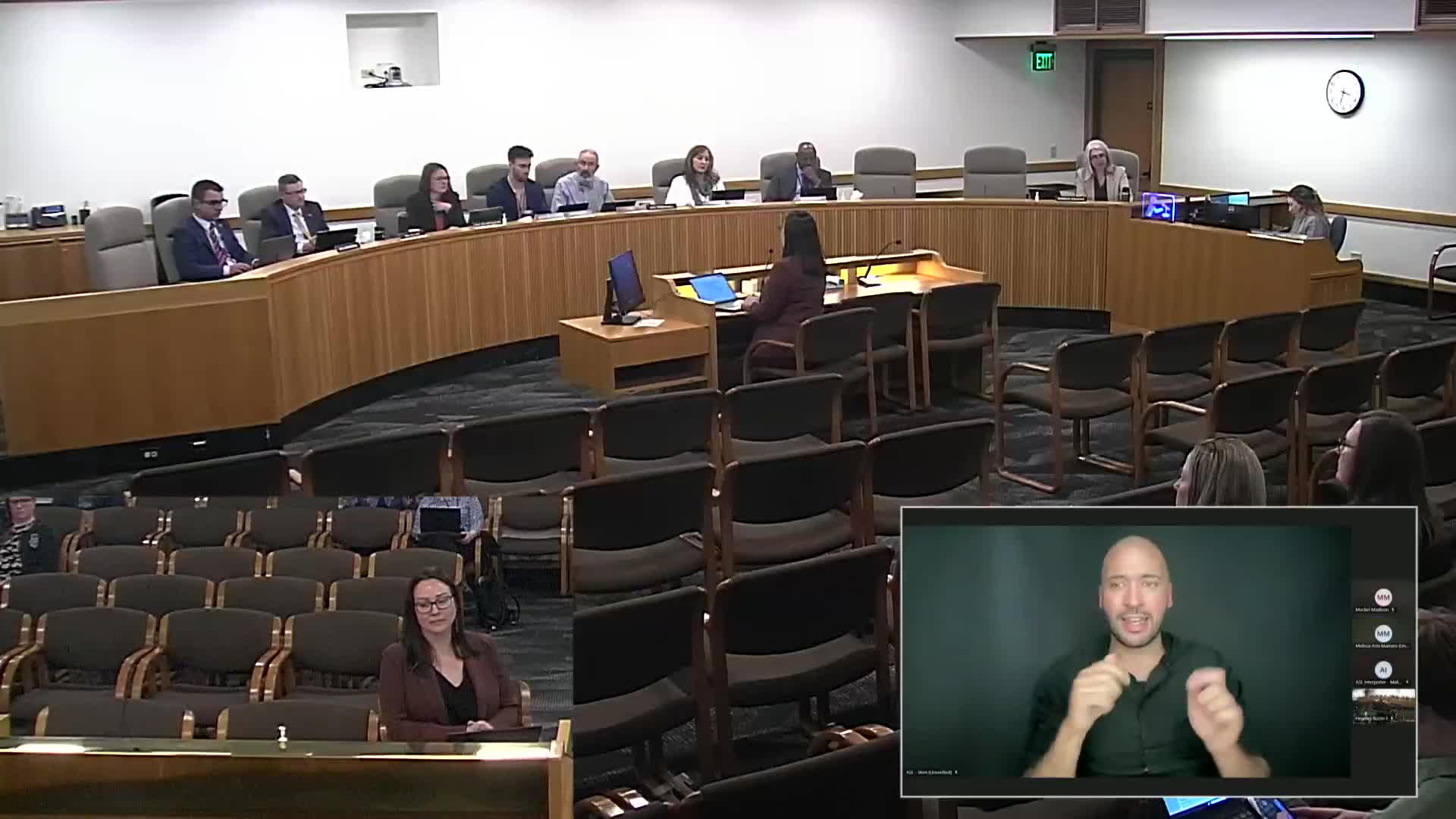 Maylee Browning testifies on House Bill 2471A at Oregon committee hearing