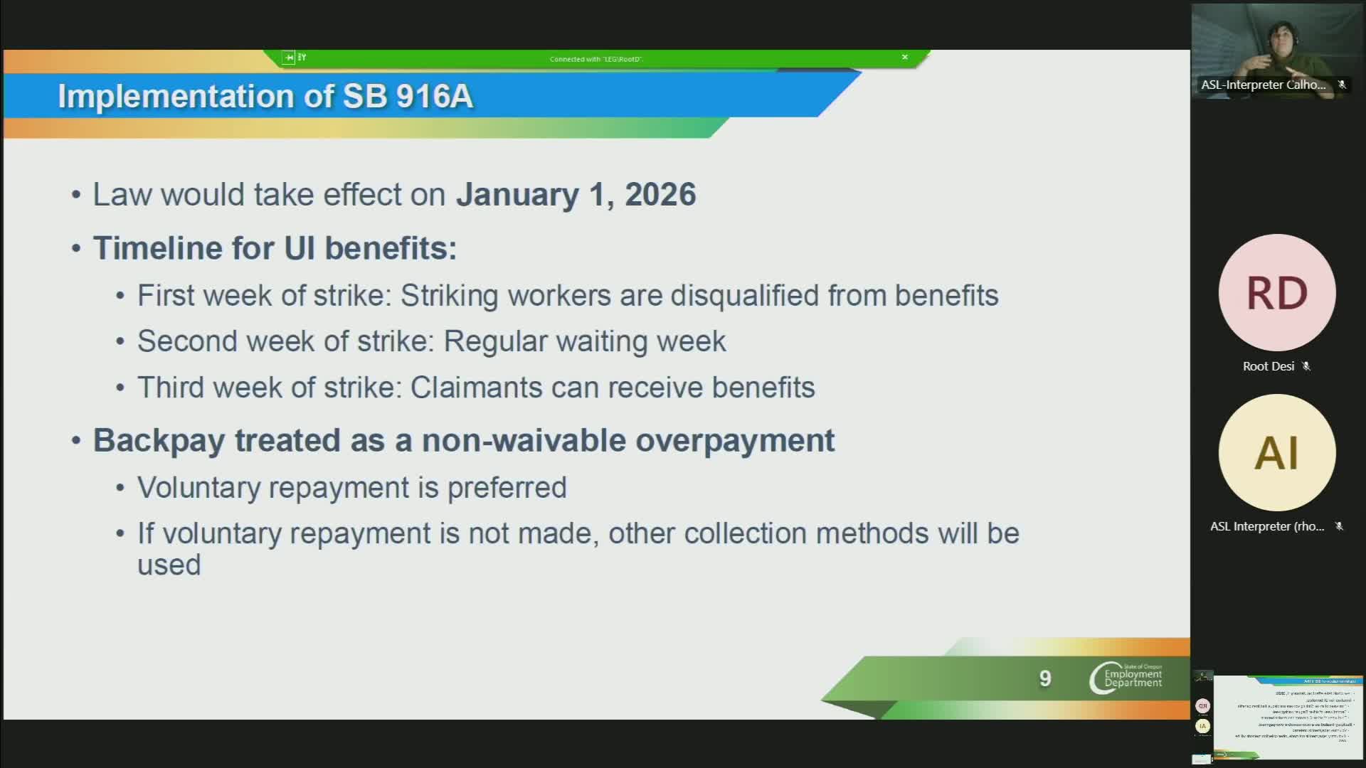 Oregon Employment Department outlines new repayment rules for strike-related overpayments