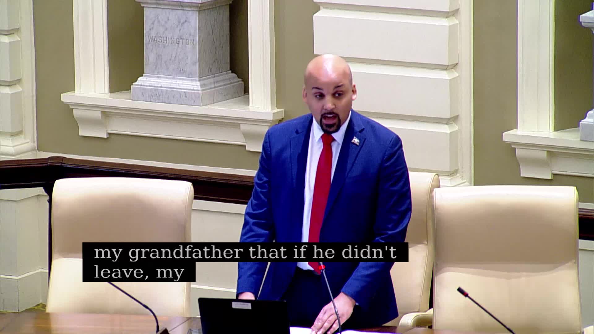 Senator emphasizes democracy's fragility and calls for active citizenship in Massachusetts