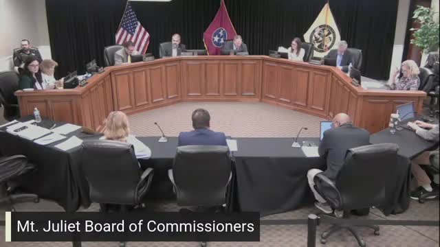 Mount Juliet City Council backs land use plan for gated community development