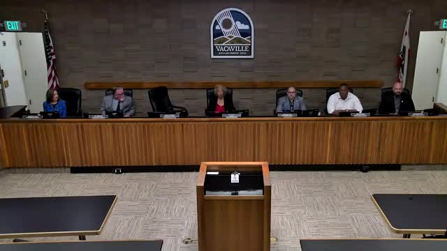 Vacaville City Council holds special meeting with closed session