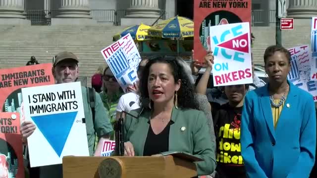 Murad Awada criticizes Mayor Adams for enabling Trump deportation agenda at NYC rally