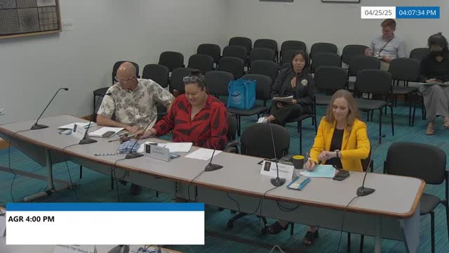 Conference committee adopts label and inspection rules for mamaki tea, funds agriculture inspector position