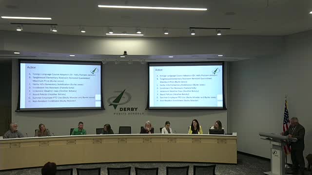 School Board approves $600K for Derby Hills Elementary stabilization project