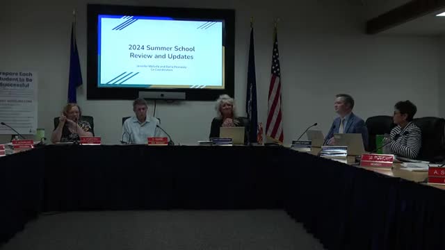 Superintendent reports successful school year start and honors staff contributions