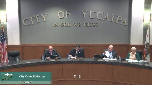 Yucaipa City Council discusses public safety updates and warehouse traffic concerns