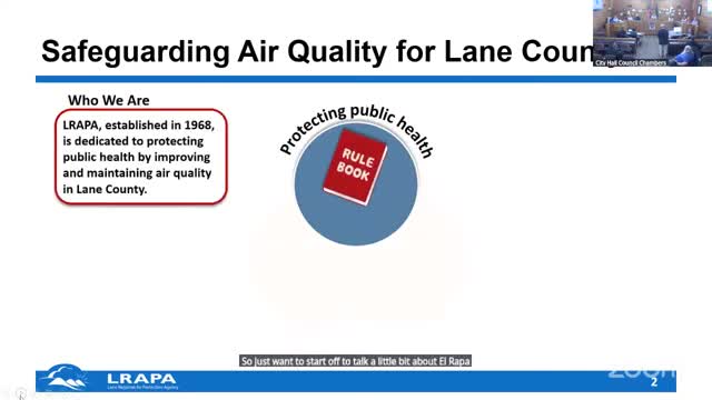 LRAPA outlines air quality initiatives and impact on Cottage Grove economy