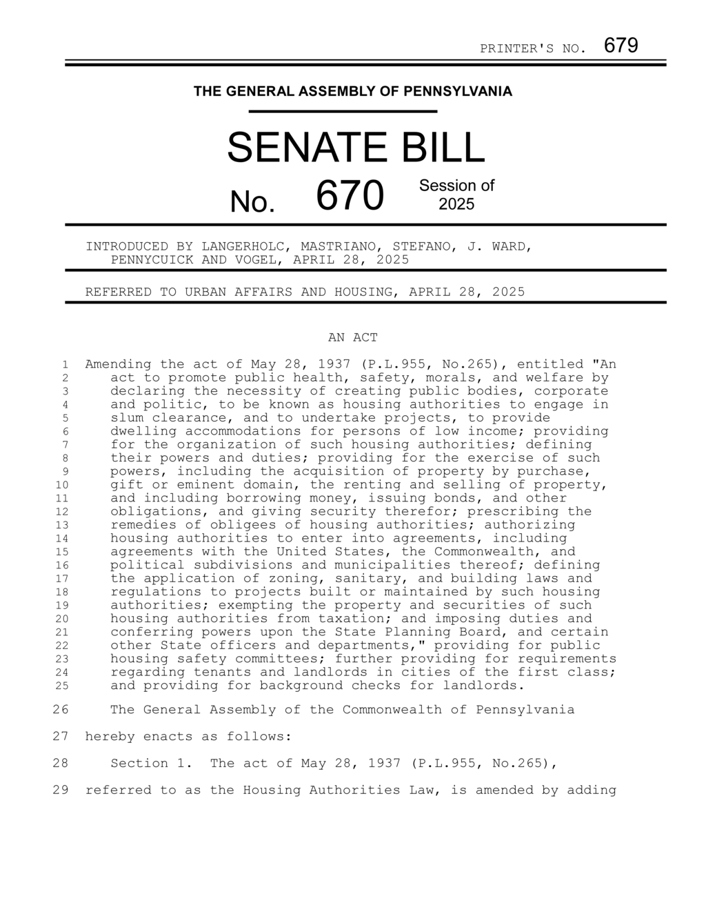 Housing Choice Voucher Program to comply with new state law within 90 days