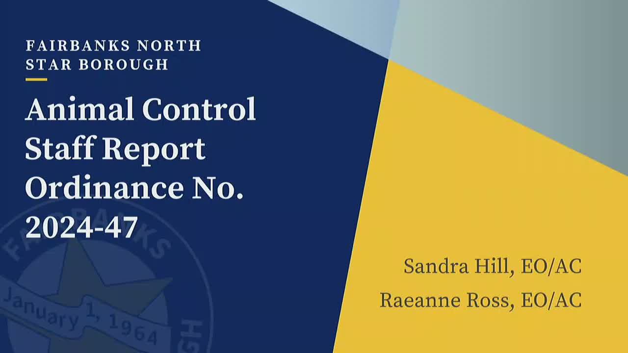 Assembly hears staff report on proposed changes to animal control code including microchipping, quarantine rules and fines