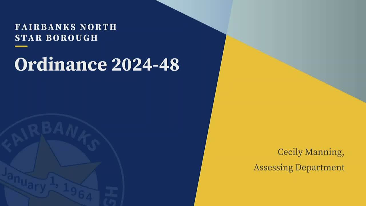 Borough to align farm-structure valuation rules with state law change (SB179); assessing staff seeks clarifications from state assessor
