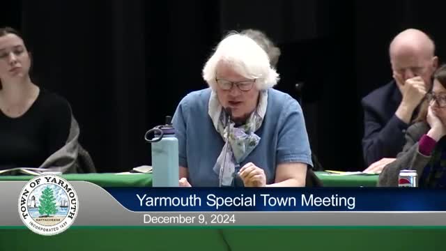Yarmouth town meeting discusses $207M sewer project location and budget concerns