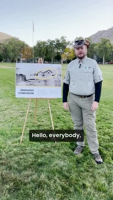 Chris Merritt discovers intact walls of historic Ordnance Storehouse at Stillwell Field