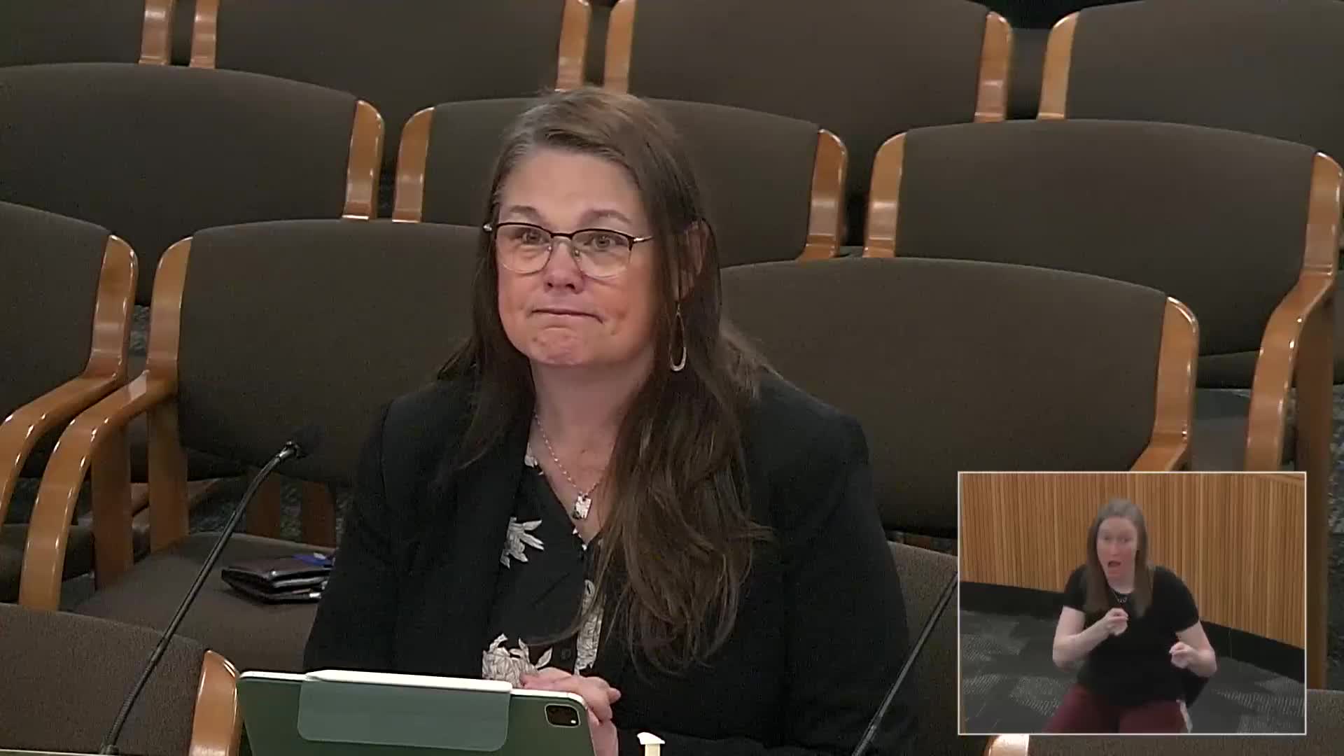 Katie Rose advocates for support service brokerages in Oregon legislative hearing