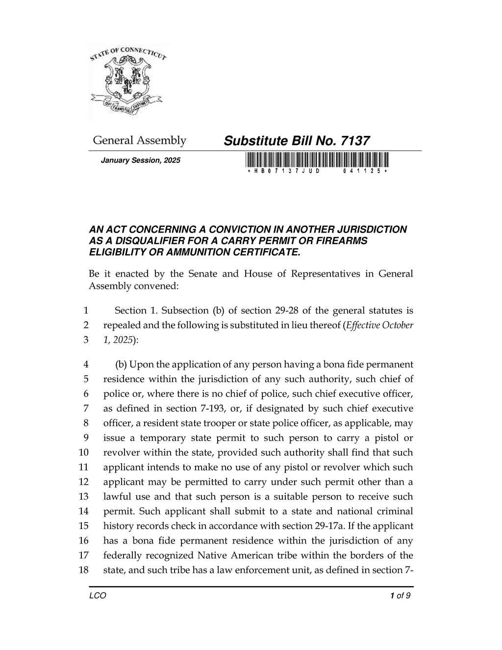 Connecticut implements new firearms training requirements for long gun eligibility applications