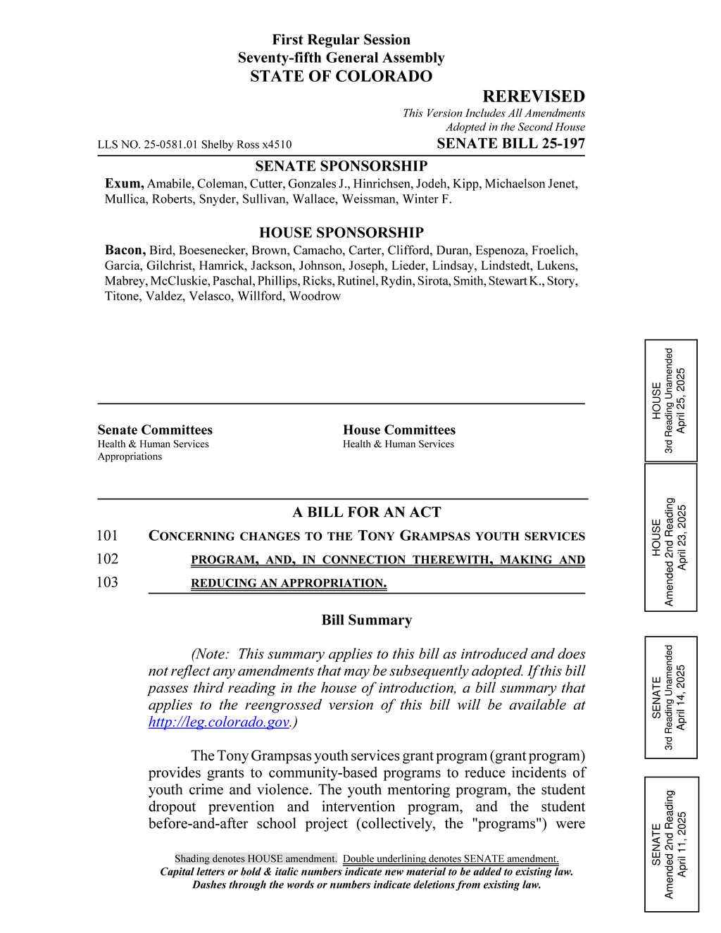 Colorado approves Tony Grampsas youth services grants with governor oversight