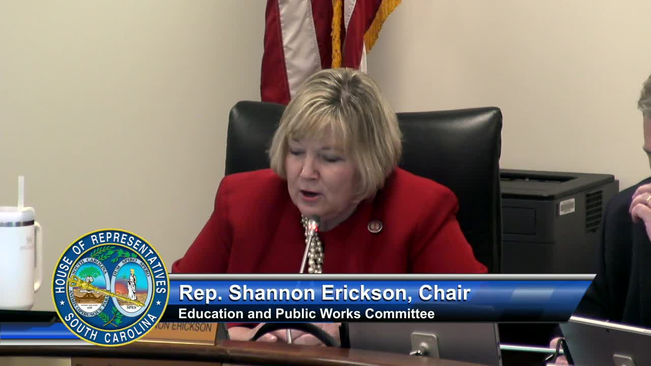Dana Yao leads education oversight committee meeting with prayer and presentations