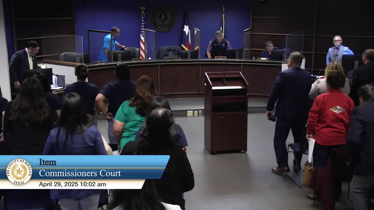 Hidalgo County Commissioners proclaim May as Mental Health Awareness Month