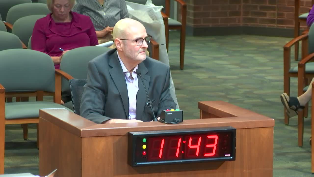 Engineer Robert Vogel testifies on 40 years of Howard County zoning expertise