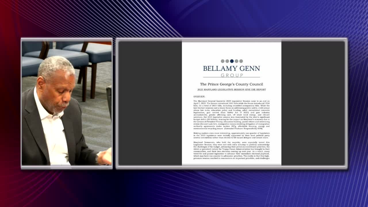 Maryland Senate passes key bills for Prince George's County land use and appeals