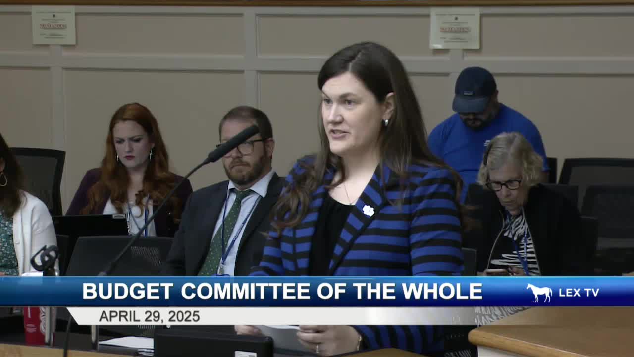 Commissioner reviews Mayor's proposed budget prioritizing resident services and staff retention