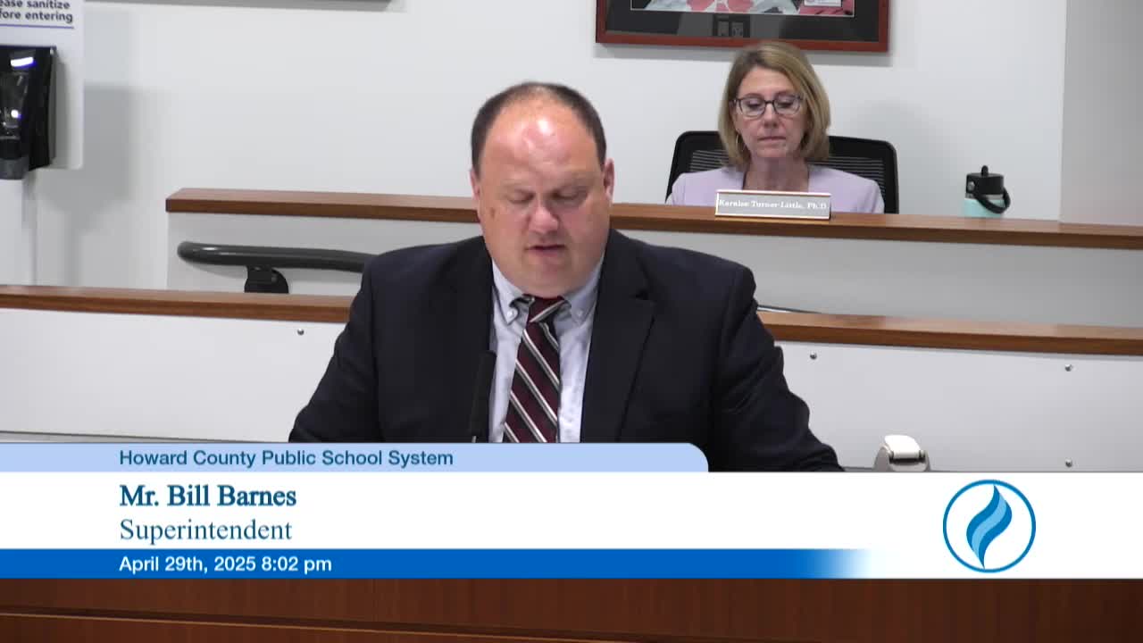 Howard County Board grapples with budget cuts and education program sustainability