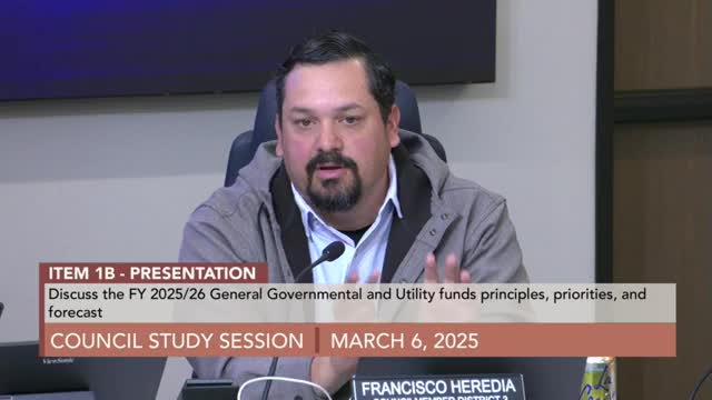 Mesa City Council discusses financial forecasting amid revenue pressures and expenditure challenges