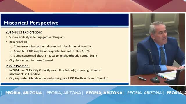 Peoria Council discusses digital billboard placements and community concerns