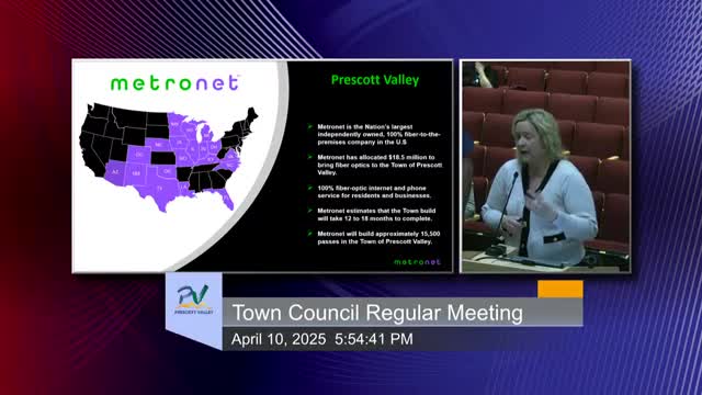 MetroNet plans $18.5M fiber broadband expansion in Prescott Valley
