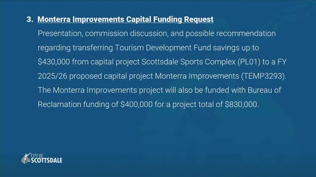 Scottsdale allocates $430,000 for Monterra improvements at Westworld complex