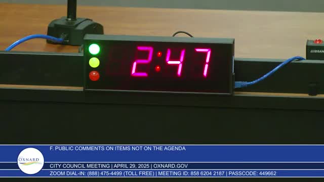 Oxnard Council addresses concerns over Teal Club specific plan and city management practices