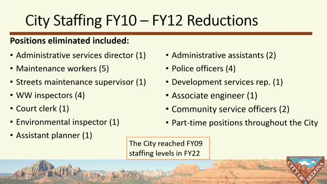 Sedona council warned losing home rule would force steep cuts under Arizona expenditure limit