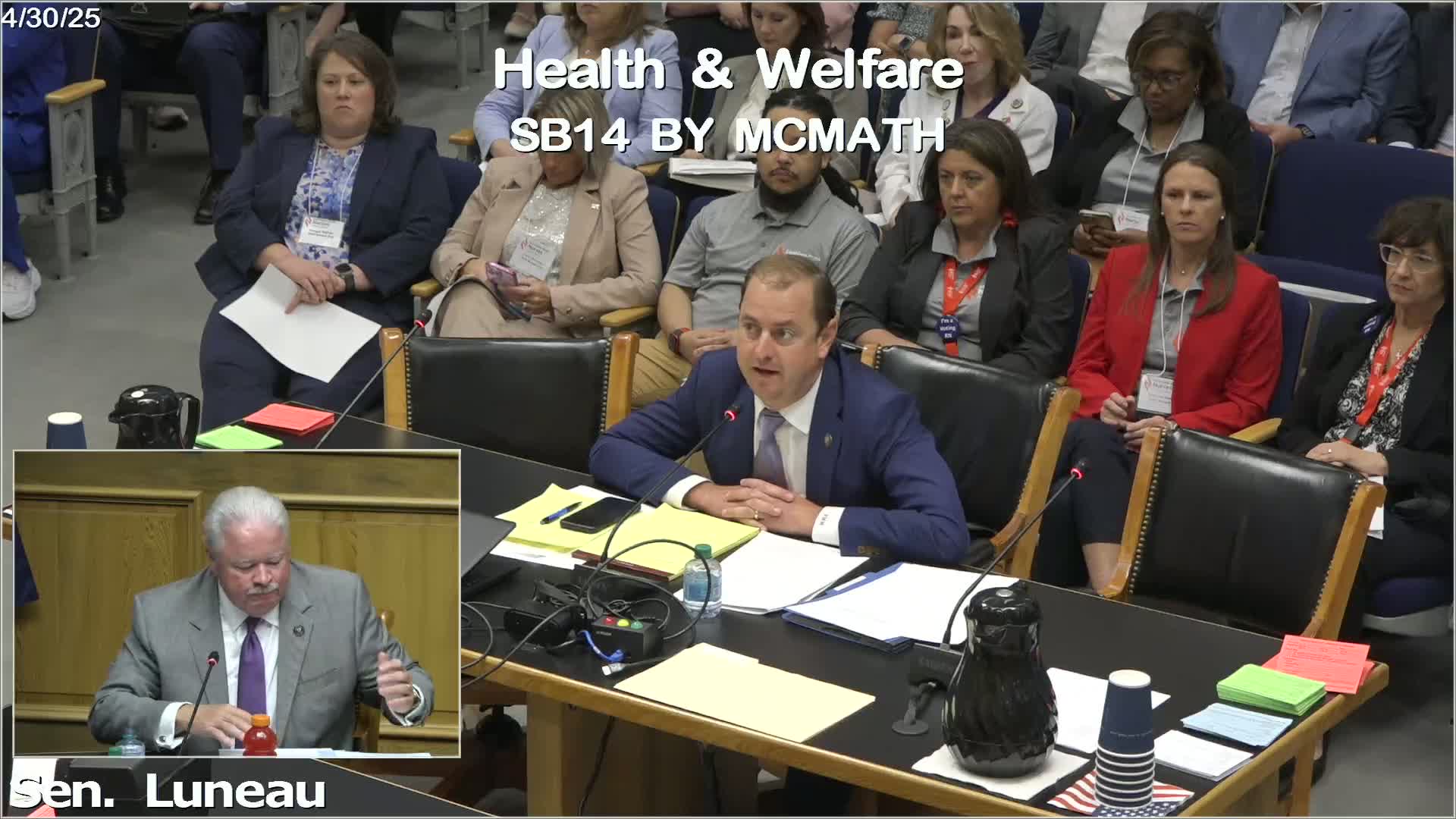 Senators discuss obesity bill amendments at Delta Sigma Theta Day
