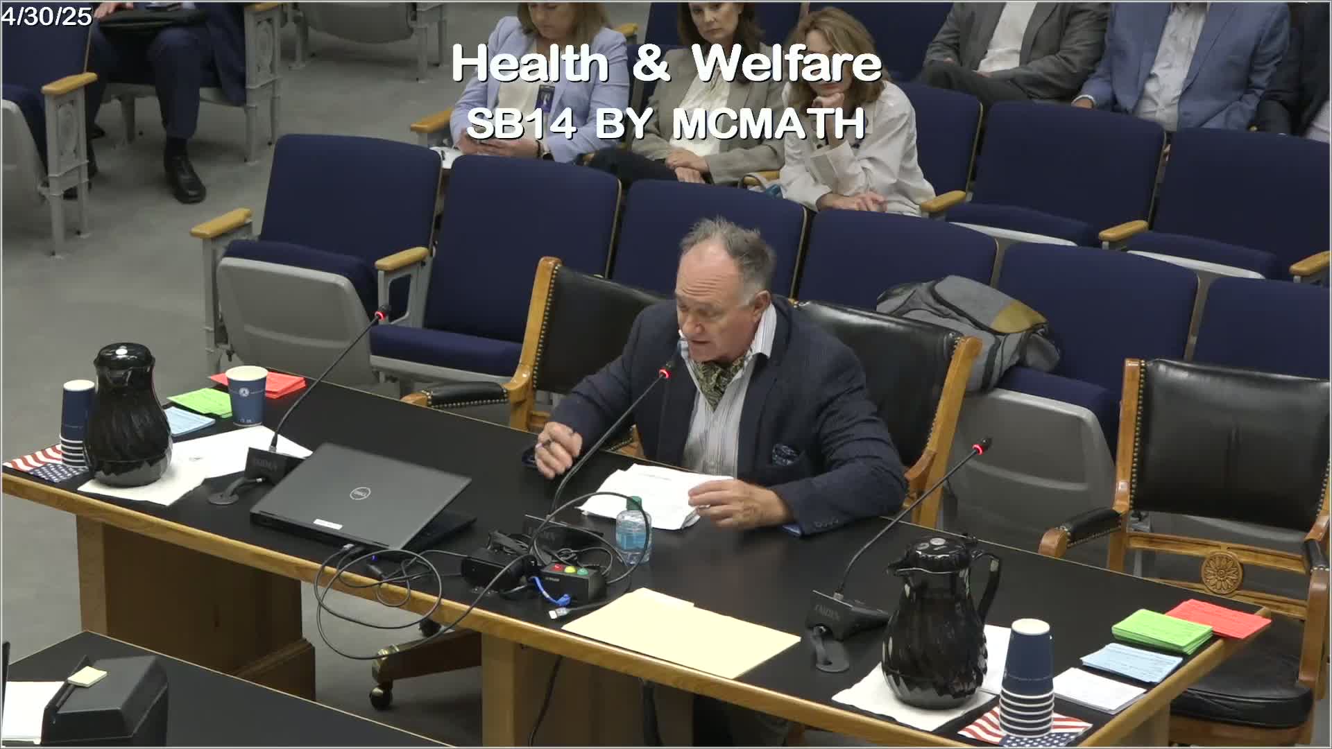 Senator McNath questions absence of medical boards on education bill discussion