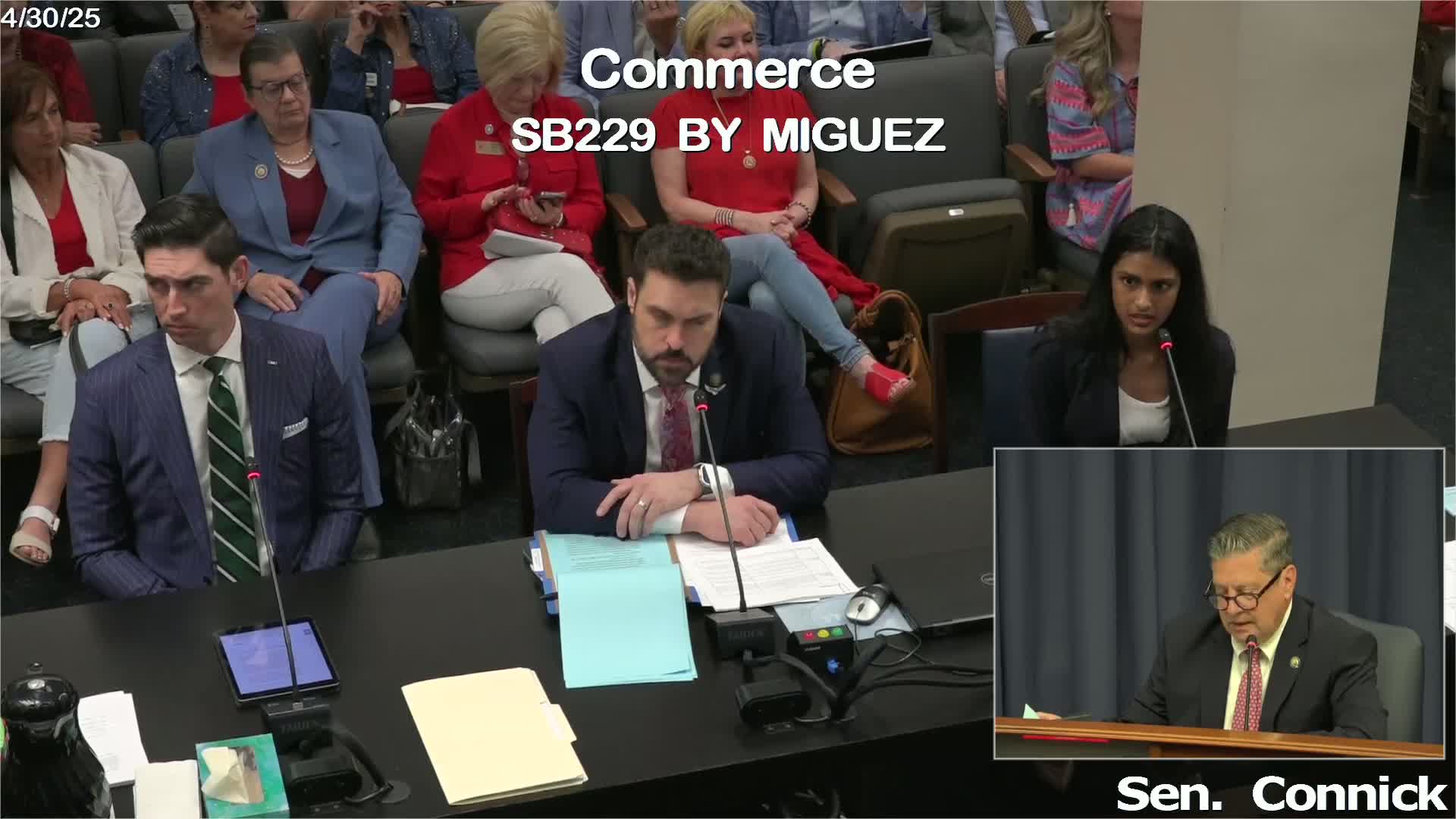 Senator Miguez pushes Louisiana gift transparency bill at higher education committee