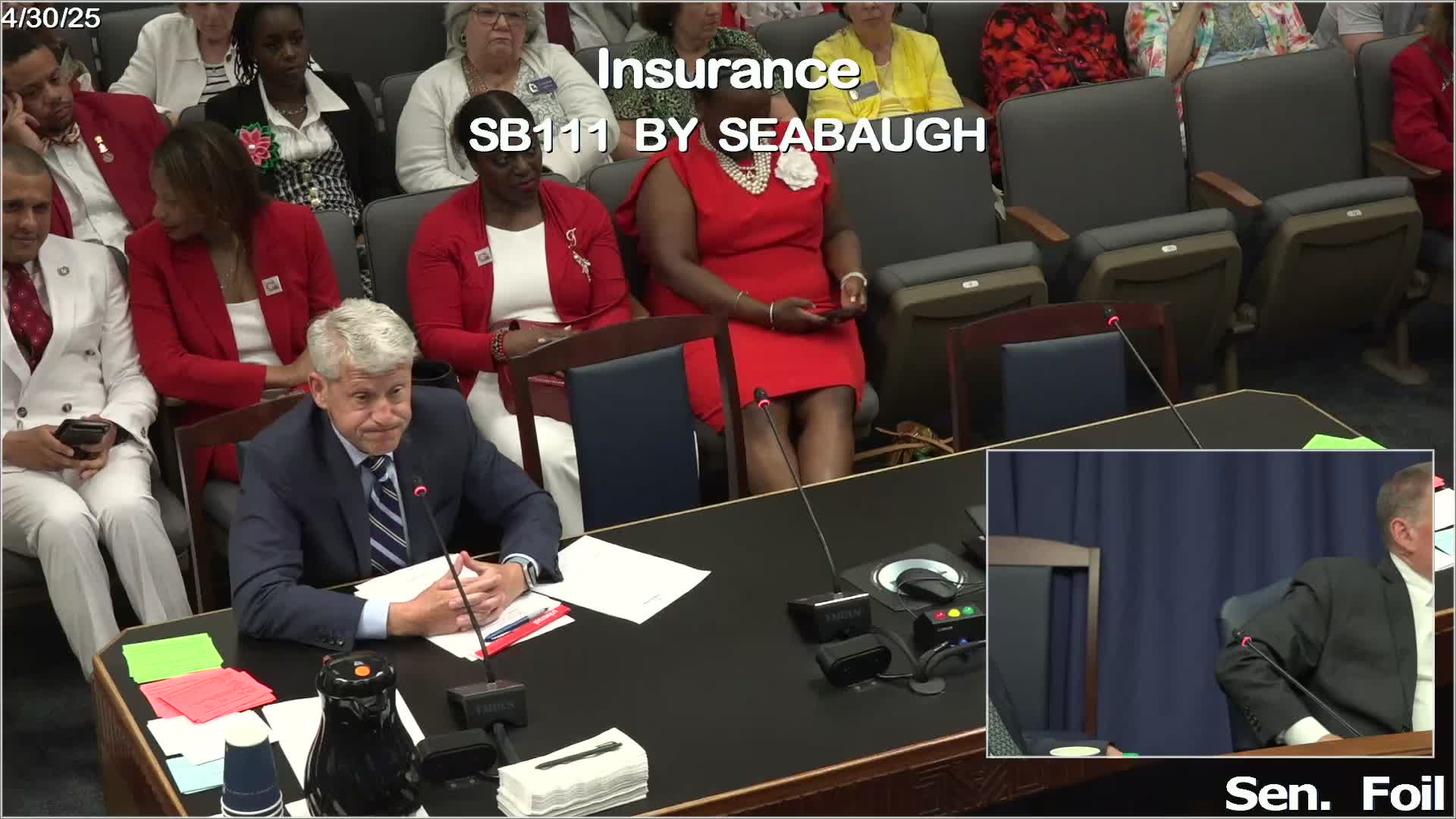 Senate discusses high auto insurance rates as bill 111 moves forward